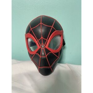 Marvel Spider-Man Miles Morales Mask Black Red Cosplay‎ Halloween Costume
